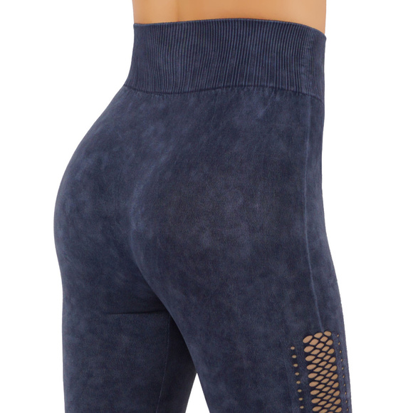 Sexy Faded seamless 7/8 mesh leggings - Picture 4 of 4